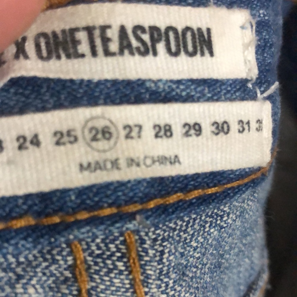 One Teaspoon Awesome Distressed Baggies Jeans - Picture 8 of 13